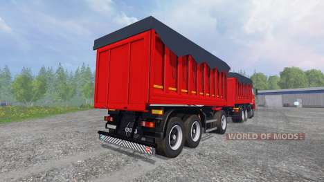 El KamAZ-65802 8x4 v2.0 para Farming Simulator 2015