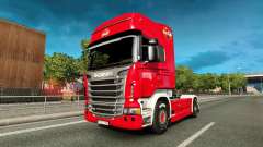 La piel de Coca-Cola de camiones Scania para Euro Truck Simulator 2