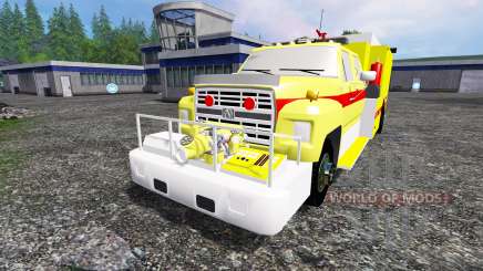 Ford F-800 [fire truck] para Farming Simulator 2015