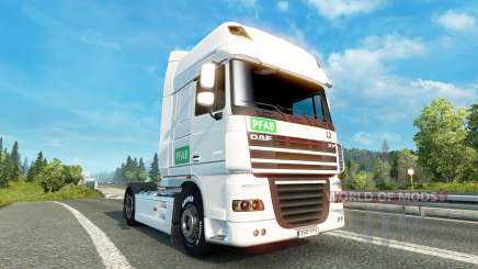 Skin PFAB on tractor DAF para Euro Truck Simulator 2