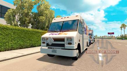 Real de las marcas en los furgones de tráfico para American Truck Simulator