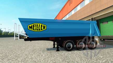 La piel Meiller Kipper semi-remolque para Euro Truck Simulator 2