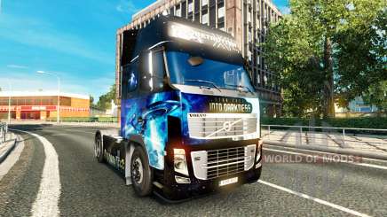 La piel de Star Trek en la Oscuridad para camiones Volvo para Euro Truck Simulator 2