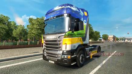 Gasunie de Transporte de la piel para Scania camión para Euro Truck Simulator 2