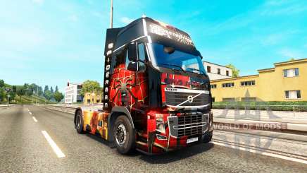 Spiderman piel para camiones Volvo para Euro Truck Simulator 2