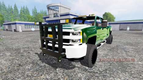 Chevrolet Silverado 3500 [plow truck] v2.0 para Farming Simulator 2015