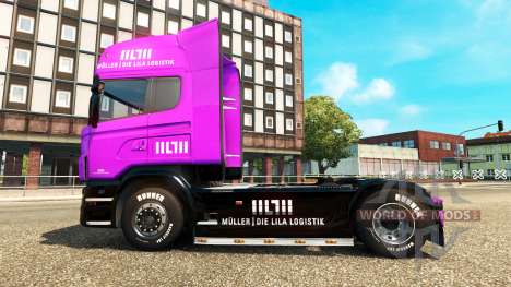 Muller pieles para camiones MAN Scania y Volvo para Euro Truck Simulator 2
