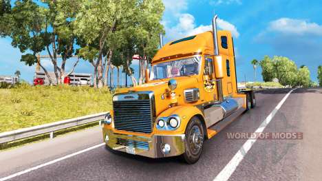 La piel de Un&W en el camión Freightliner Corona para American Truck Simulator