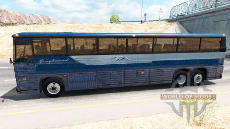 La piel en autobús Greyhound para American Truck Simulator
