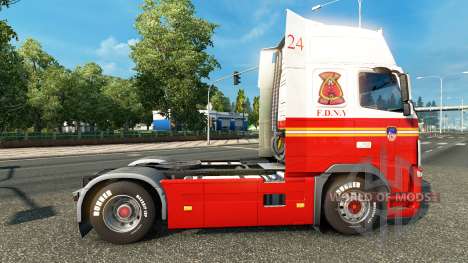 24 departamento de BOMBEROS de la piel para cami para Euro Truck Simulator 2