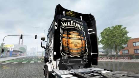 El Jack Daniels Cumpleaños de la piel para Scani para Euro Truck Simulator 2