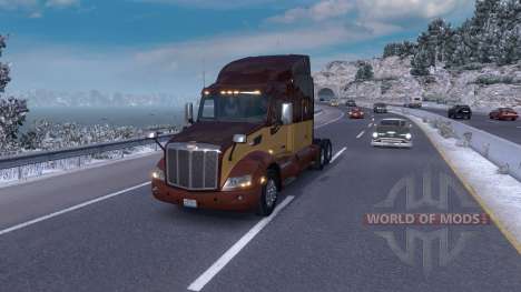 Invierno mod (de Invierno con Heladas Meteorológ para American Truck Simulator