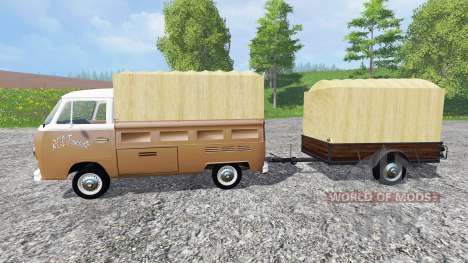 Volkswagen Transporter T2B [trailer] v1.2.1 para Farming Simulator 2015