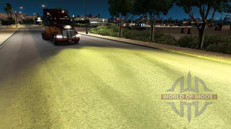 La luz amarilla v1.1 para American Truck Simulator