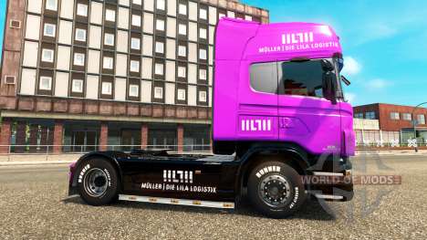Muller pieles para camiones MAN Scania y Volvo para Euro Truck Simulator 2