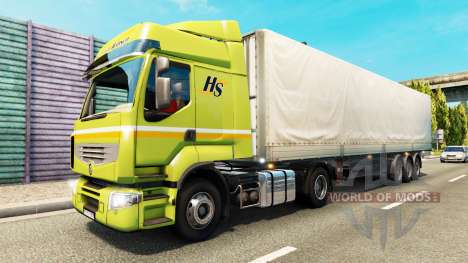 Páginas para colorear para el tráfico de mercanc para Euro Truck Simulator 2