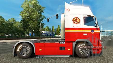 99 departamento de BOMBEROS de la piel para cami para Euro Truck Simulator 2