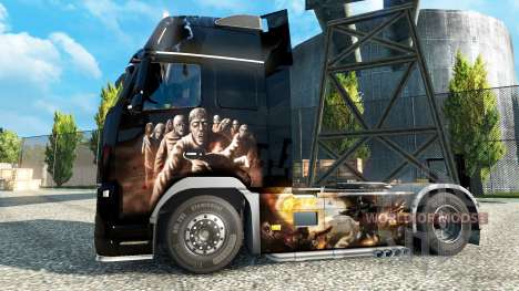 Zombie de la piel para el Volvo para Euro Truck Simulator 2