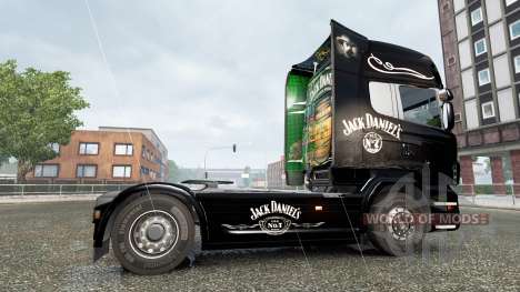 El Jack Daniels Cumpleaños de la piel para Scani para Euro Truck Simulator 2