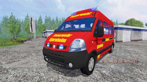 Renault Master [fire service] para Farming Simulator 2015