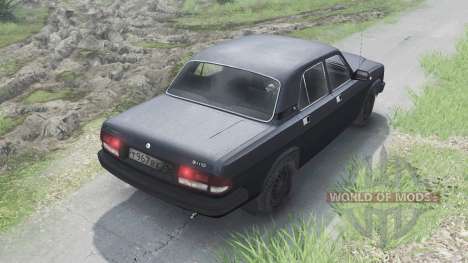 GAZ-3110 Volga [negro][03.03.16] para Spin Tires