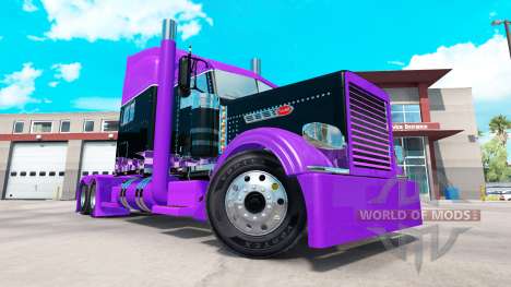 Piel de carreras para el camión Peterbilt 389 para American Truck Simulator