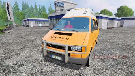 Volkswagen Transporter T4 Husqvarna Service para Farming Simulator 2015