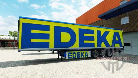 El semi-remolque de EDEKA para Euro Truck Simulator 2