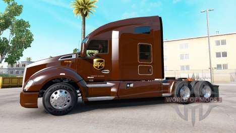 UPS de la piel para el Kenworth tractor para American Truck Simulator