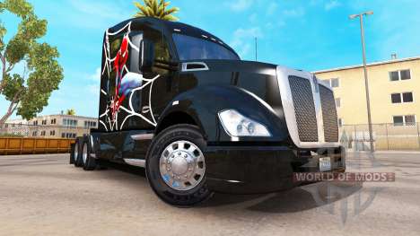 Spiderman piel para Kenworth tractor para American Truck Simulator
