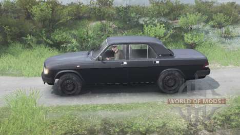 GAZ-3110 Volga [negro][03.03.16] para Spin Tires