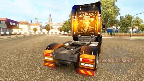 Jack Daniels de la piel para Scania camión para Euro Truck Simulator 2
