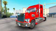 La piel de la Budweiser tractor Freightliner Coronado para American Truck Simulator