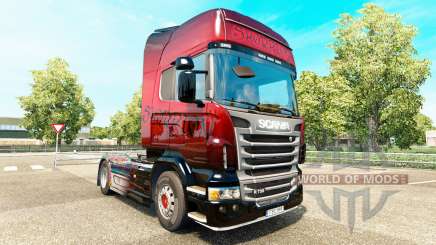 Escorpión rojo de la piel para Scania camión para Euro Truck Simulator 2