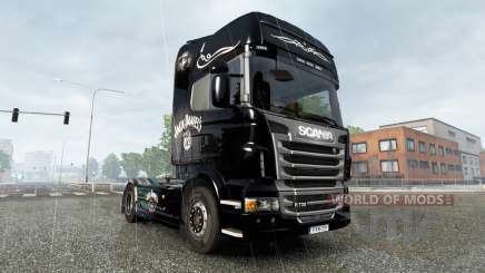 El Jack Daniels Cumpleaños de la piel para Scania camión para Euro Truck Simulator 2