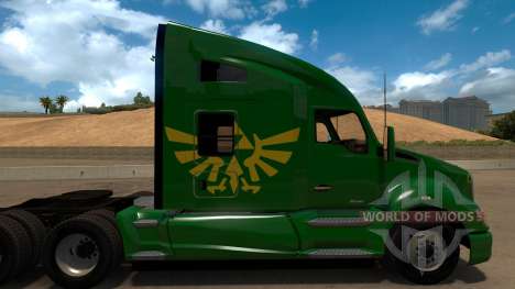 Zelda Skin for Peterbilt 579 para American Truck Simulator