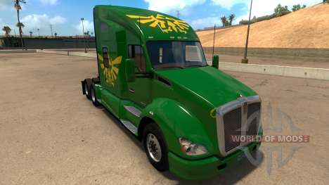 Zelda Skin for Peterbilt 579 para American Truck Simulator