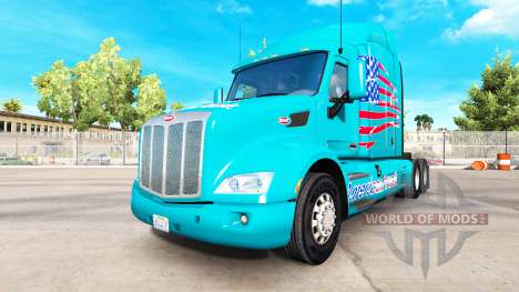 La piel de América Camión en camión Peterbilt para American Truck Simulator