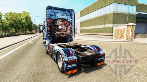 La piel de Mass Effect 3 en la unidad tractora S para Euro Truck Simulator 2