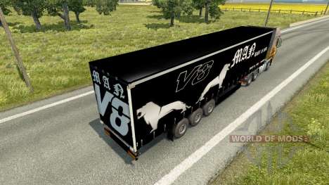 Trailer de el HOMBRE V8 para Euro Truck Simulator 2