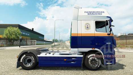 Flensburg Cervecería skin for DAF truck para Euro Truck Simulator 2