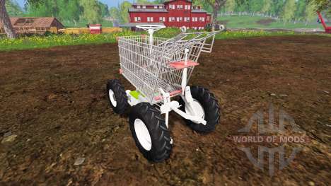 Manual de carrito de supermercado para Farming Simulator 2015