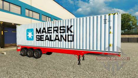 El Semi-Remolque De Maersk Sealand para Euro Truck Simulator 2