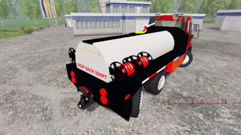 Mercedes-Benz Unimog U400 [sapeur pompier] para Farming Simulator 2015
