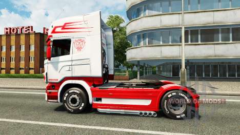 Holanda Estilo de la piel para Scania camión para Euro Truck Simulator 2