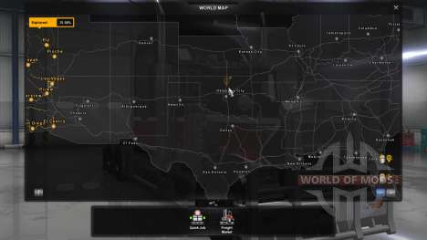 Coast to Coast Map v 1.6 para American Truck Simulator
