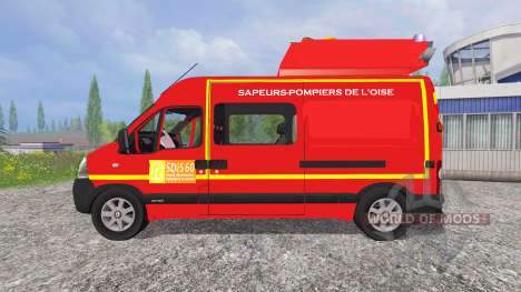 Renault Master [sapeurs-pompiers] SDIS60 para Farming Simulator 2015