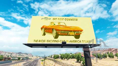 Vintage de la publicidad en vallas publicitarias para American Truck Simulator