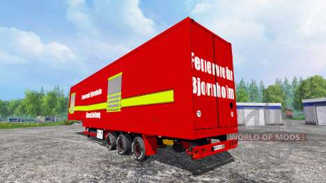 Semirremolque Fire Bjornholm Management para Farming Simulator 2015