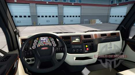 Los interiores de lujo en un Peterbilt 579 para American Truck Simulator